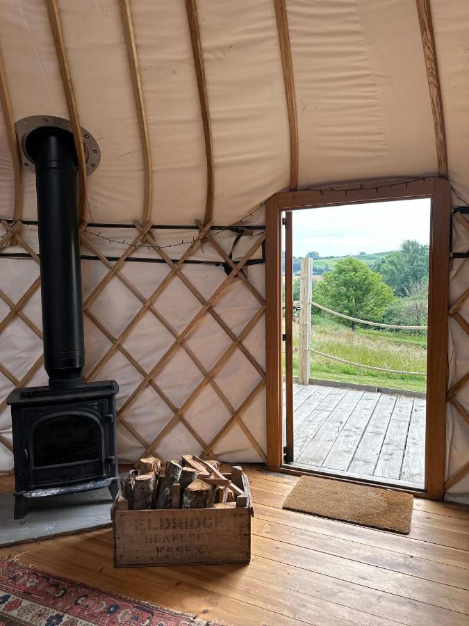 Bracken Yurt At Walnut Farm Glamping Hotel Netherbury Exterior foto